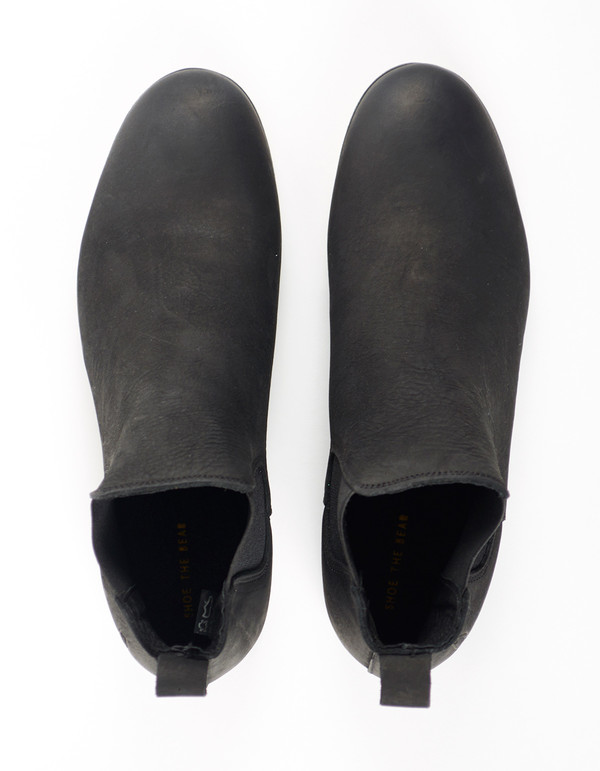 Shoe The Bear Nubuck Chelsea Boot Black Shoe The Bear Nubuck Chelsea Boot Black