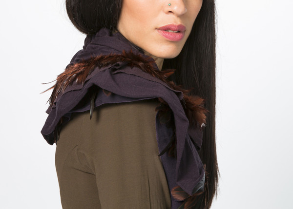 Rundholz Jersey Feather Collar Rundholz Jersey Feather Collar