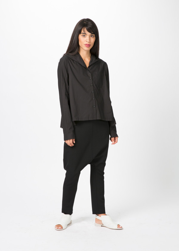 Rundholz Hooded Ruffle Shirt Rundholz Hooded Ruffle Shirt