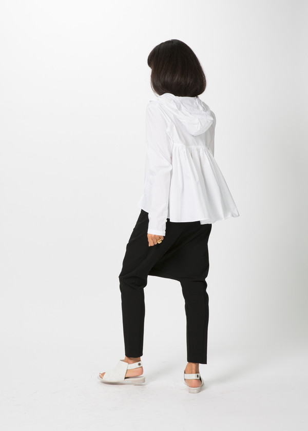 Rundholz Hooded Ruffle Shirt Rundholz Hooded Ruffle Shirt