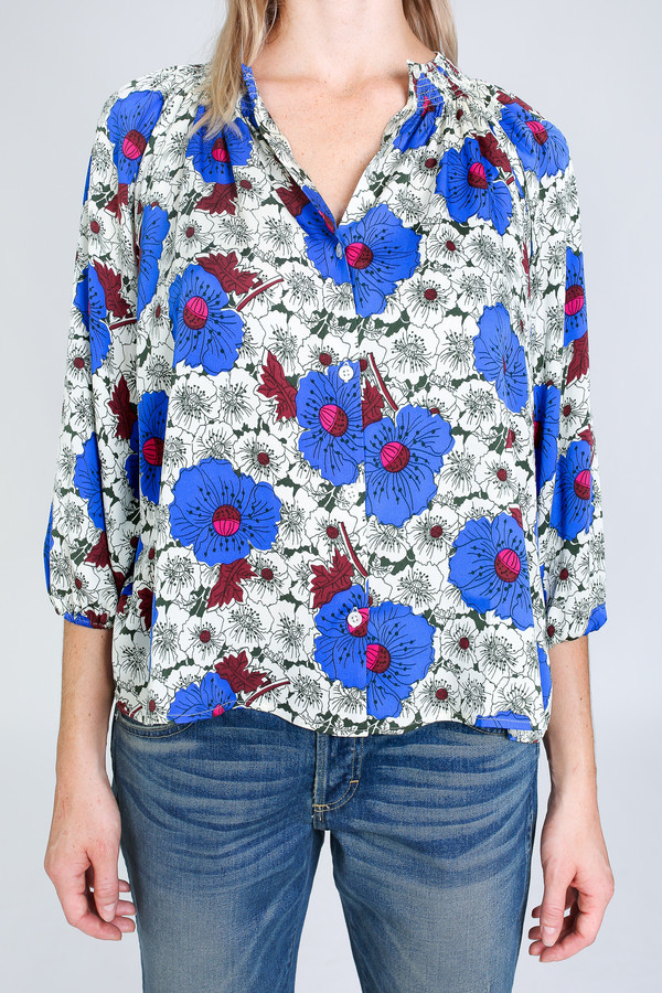 Tracy Reese Classic Blouse in Velvet night Tracy Reese Classic Blouse in Velvet night
