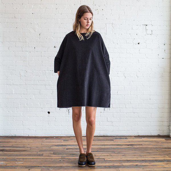 Black Crane Painter Dress Black Crane Painter Dress
