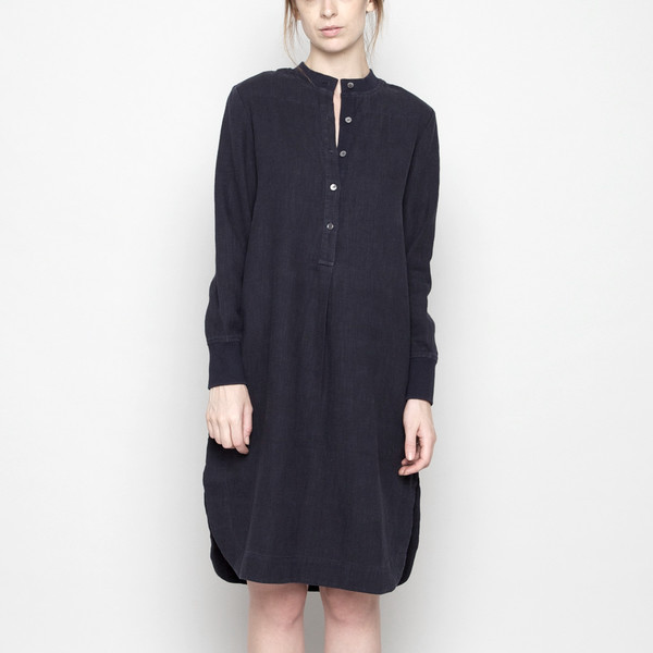 7115 by Szeki Fall Jumper Dress - Linen - Navy FW16 7115 by Szeki Fall Jumper Dress - Linen - Navy FW16