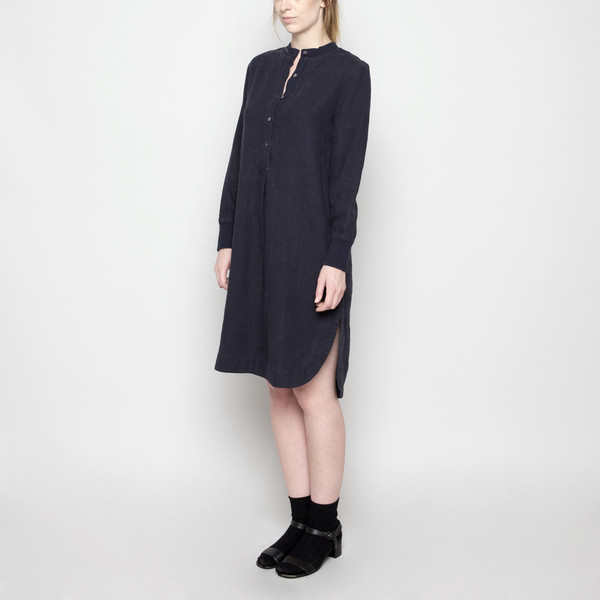 7115 by Szeki Fall Jumper Dress - Linen - Navy FW16 7115 by Szeki Fall Jumper Dress - Linen - Navy FW16