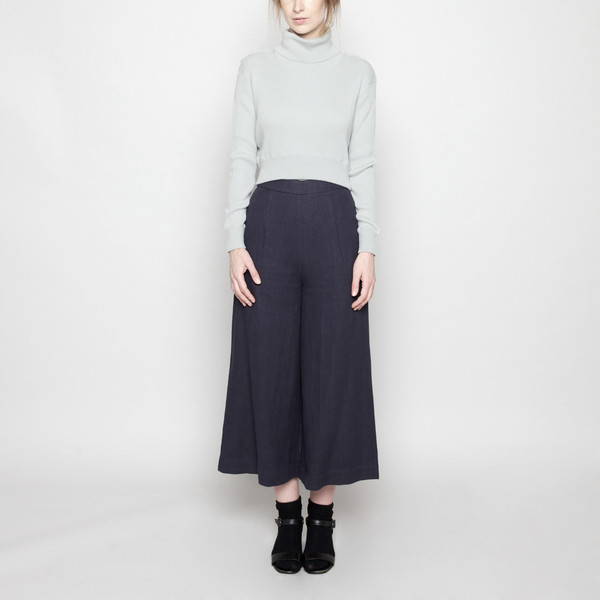 7115 by Szeki Lightweight Fitted Cropped Sweater - Mint FW16 7115 by Szeki Lightweight Fitted Cropped Sweater - Mint FW16