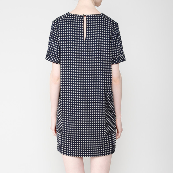 7115 by Szeki Pocket Shift Dress- Plaid FW16 7115 by Szeki Pocket Shift Dress- Plaid FW16