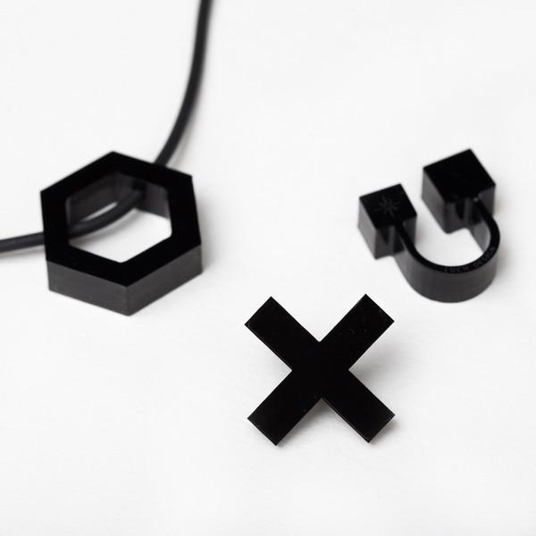 Luch Design Monochrome Cubes Ring Luch Design Monochrome Cubes Ring