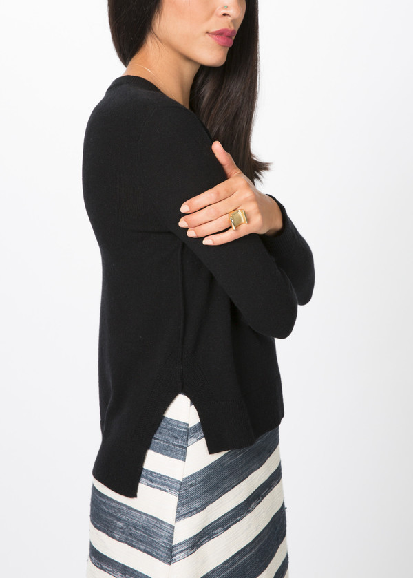 Organic by John Patrick Merino Blend Crop Pullover Organic by John Patrick Merino Blend Crop Pullover
