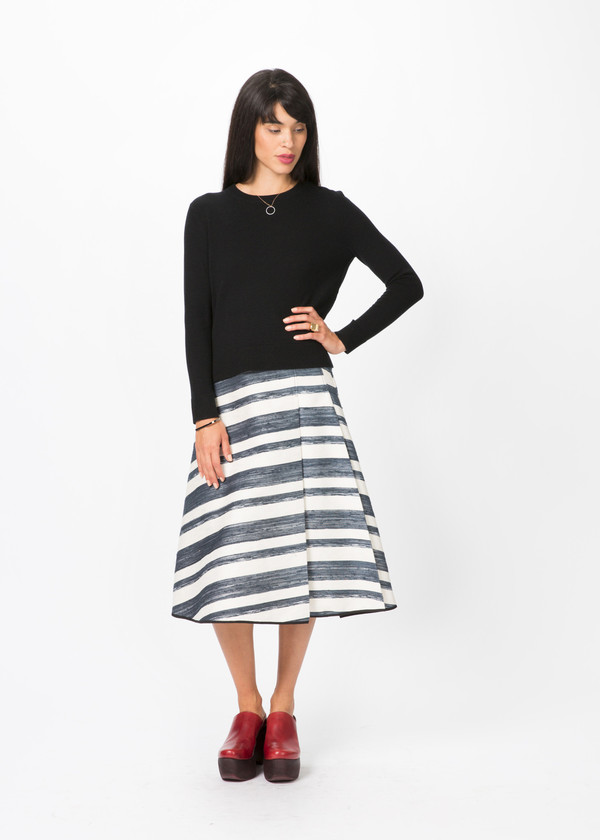 Organic by John Patrick Merino Blend Crop Pullover Organic by John Patrick Merino Blend Crop Pullover