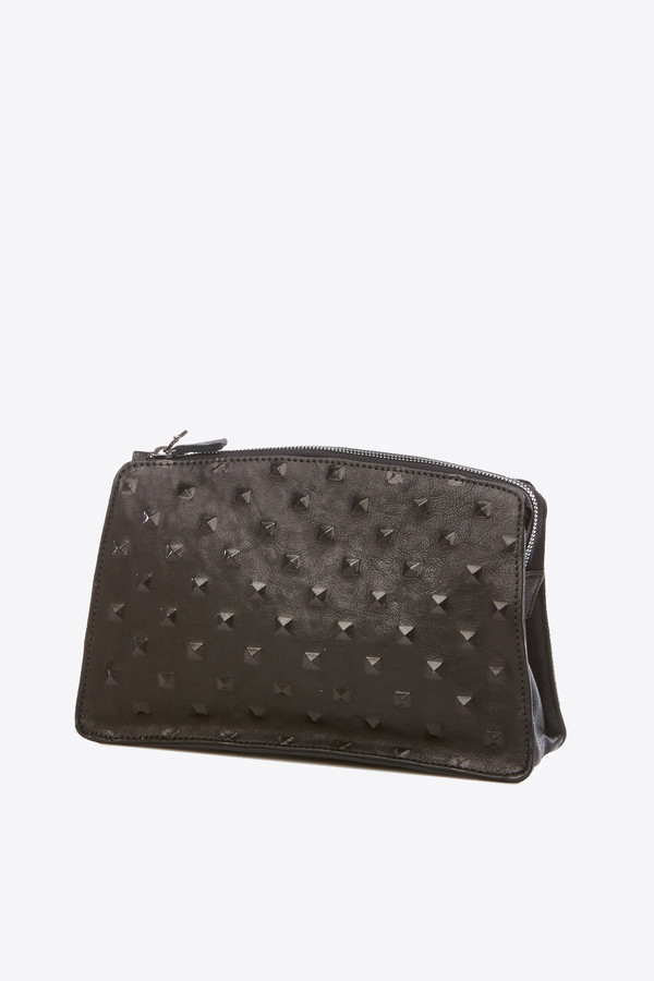 Marie Turnor Dome Clutch in black studs Marie Turnor Dome Clutch in black studs