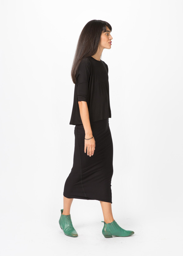 Organic by John Patrick Slim Sleeve Viscose Tee Organic by John Patrick Slim Sleeve Viscose Tee