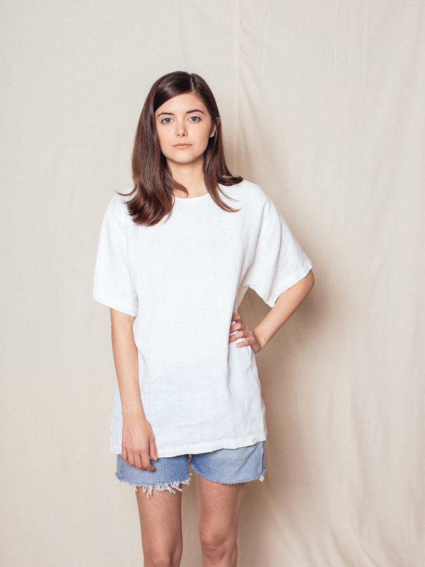Lloyd White Linen Tee Lloyd White Linen Tee