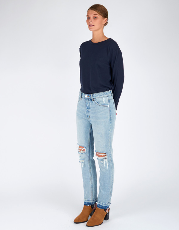 Neuw Lexi Slim Straight Jean Cure Blue Neuw Lexi Slim Straight Jean Cure Blue