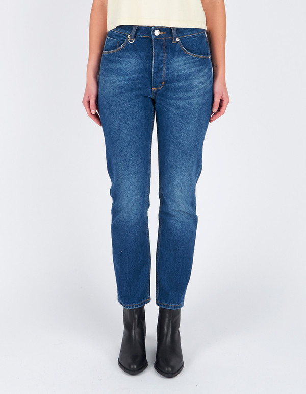 Neuw Lexi Slim Straight Jean Stoney Blue Neuw Lexi Slim Straight Jean Stoney Blue