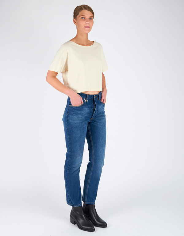 Neuw Lexi Slim Straight Jean Stoney Blue Neuw Lexi Slim Straight Jean Stoney Blue