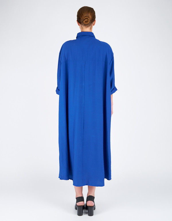 Sunja Link Shirt Dress Electric Blue Sunja Link Shirt Dress Electric Blue