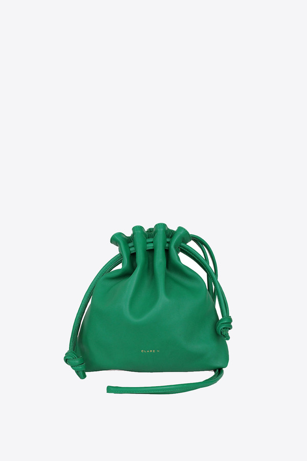 Clare V. Petit Henri Maison in emerald nappa Clare V. Petit Henri Maison in emerald nappa
