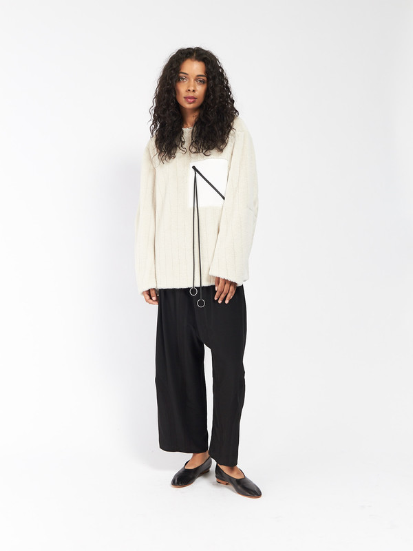 CF Goldman Patch Pullover Cream CF Goldman Patch Pullover Cream