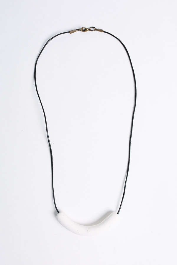 Pepper Train The Sunday Necklace in white Pepper Train The Sunday Necklace in white