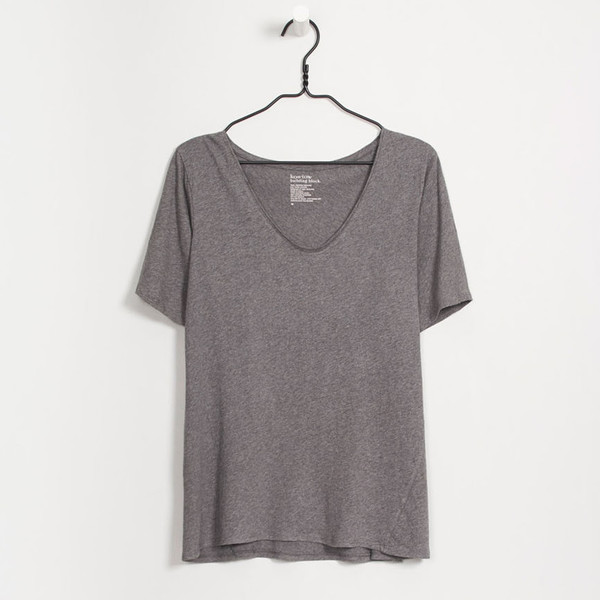 Kowtow Grey Marle V Tee Kowtow Grey Marle V Tee
