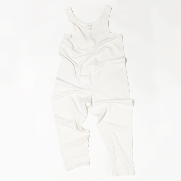 Laurs Kemp Ivory Raw Silk Ulli Jumpsuit Laurs Kemp Ivory Raw Silk Ulli Jumpsuit