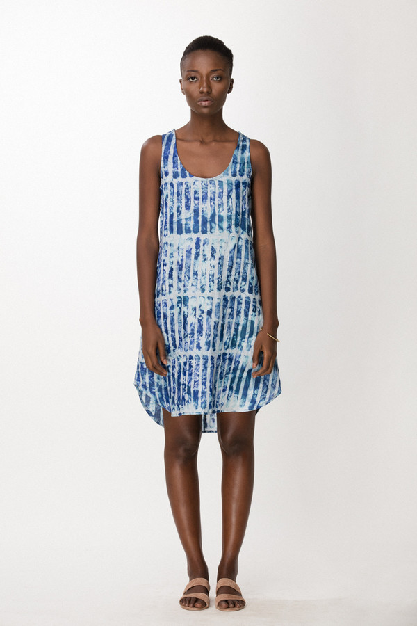 Osei-Duro Runa Dress in Marine Chalk Osei-Duro Runa Dress in Marine Chalk