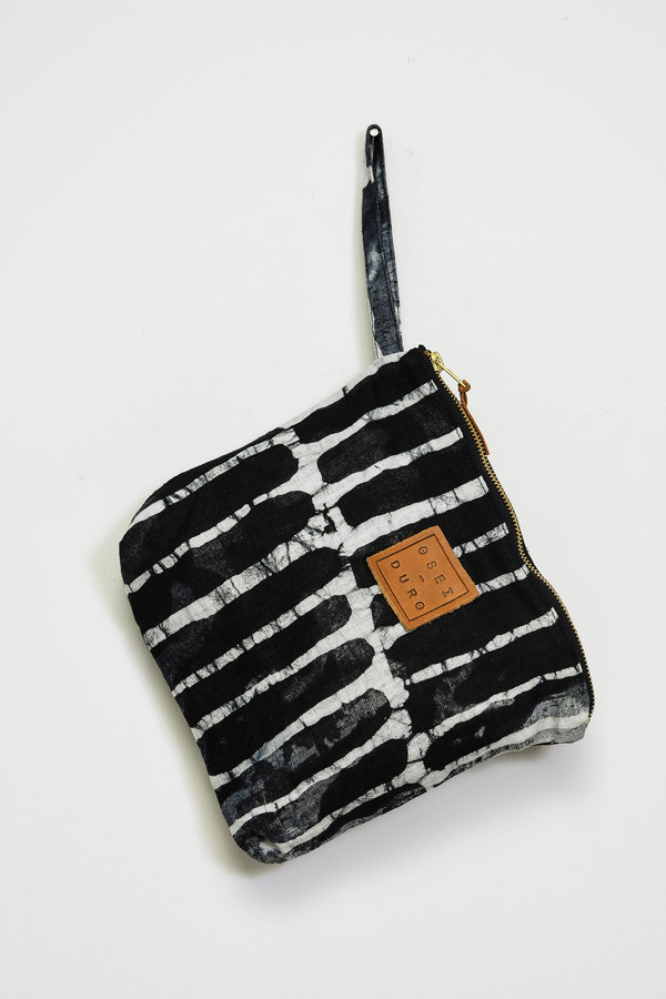 Osei-Duro Stibio Pouch in Black Chalk Osei-Duro Stibio Pouch in Black Chalk