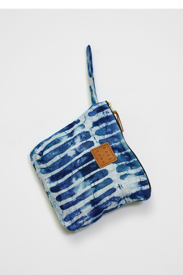 Osei-Duro Stibio Pouch in Marine Chalk Osei-Duro Stibio Pouch in Marine Chalk