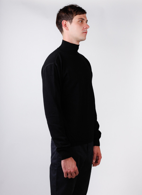 Our Legacy Base Turtleneck Black Merino Our Legacy Base Turtleneck Black Merino