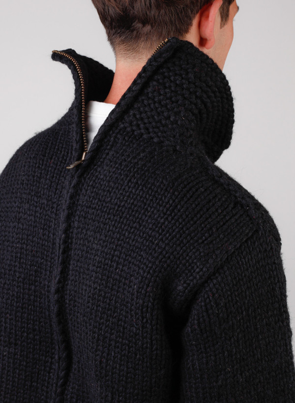 FAIZ T.S. Keil Double-Zip Cowichan Black FAIZ T.S. Keil Double-Zip Cowichan Black