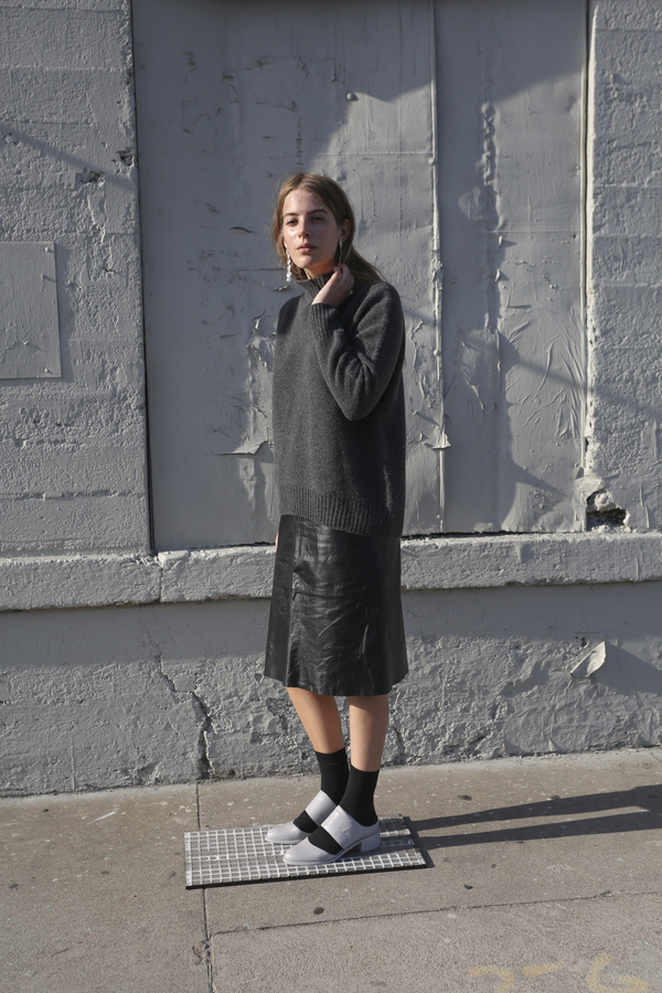 Objects Without Meaning Mock Neck Sweater, Grey Objects Without Meaning Mock Neck Sweater, Grey