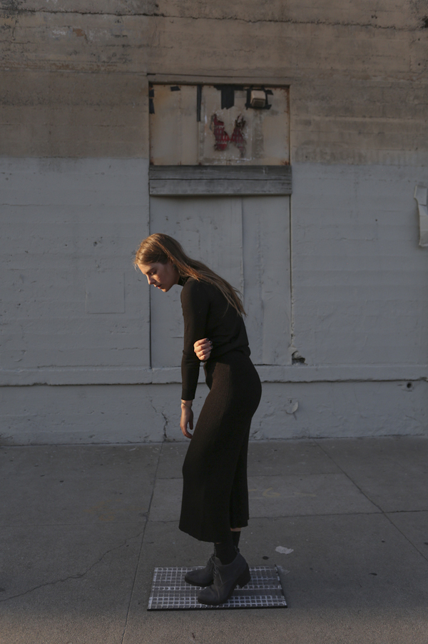 Objects Without Meaning Sweater Rib Pant, Black Objects Without Meaning Sweater Rib Pant, Black