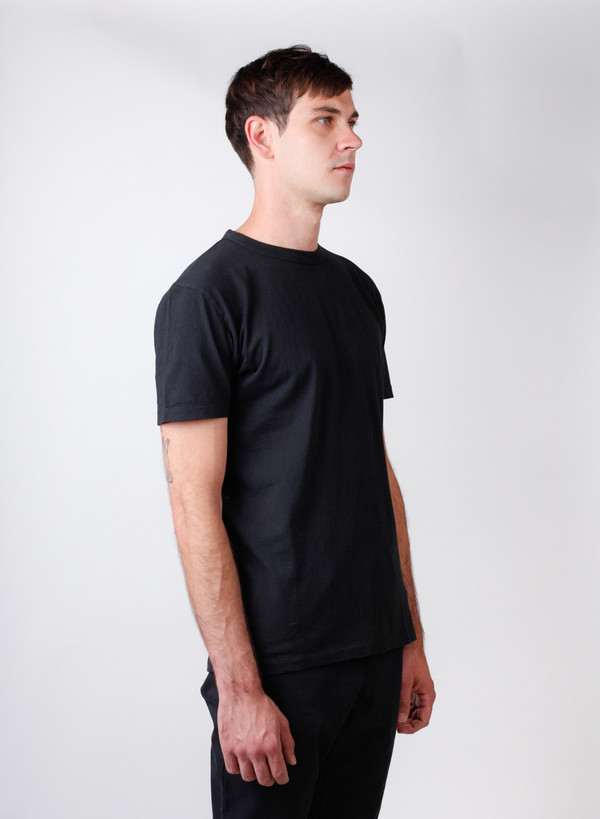 Our Legacy Perfect Tee Washed Black Army Jersey Our Legacy Perfect Tee Washed Black Army Jersey
