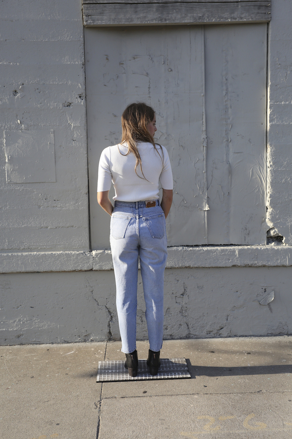 Objects Without Meaning Rib Tee, White Objects Without Meaning Rib Tee, White