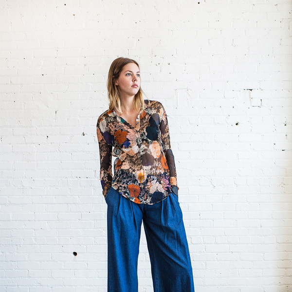Raquel Allegra Shirt Tail Henley Raquel Allegra Shirt Tail Henley