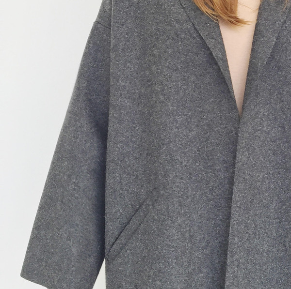 ARE Studio - Charcoal Angle Coat ARE Studio - Charcoal Angle Coat