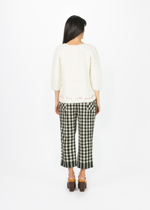Pero Love Script Knit Sweater Pero Love Script Knit Sweater