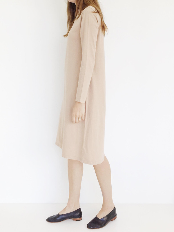 Han Starnes Nude Jersey Dress Han Starnes Nude Jersey Dress