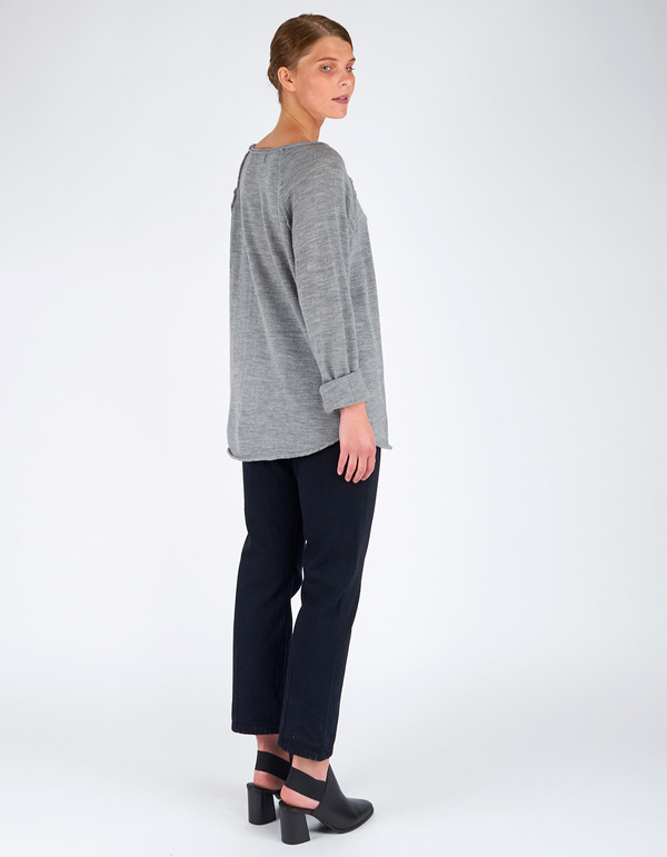 Assembly Label Atlantic Knit Pullover Grey Assembly Label Atlantic Knit Pullover Grey