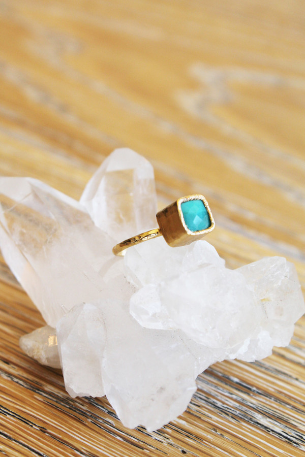 sheila b amazonite square ring sheila b amazonite square ring
