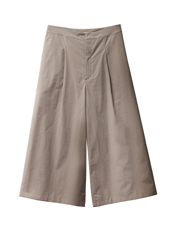 Cristaseya Womens Cotton Pantskirt Khaki Cristaseya Womens Cotton Pantskirt Khaki