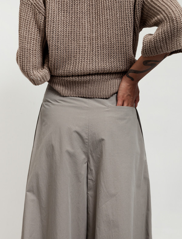 Cristaseya Womens Cotton Pantskirt Khaki Cristaseya Womens Cotton Pantskirt Khaki