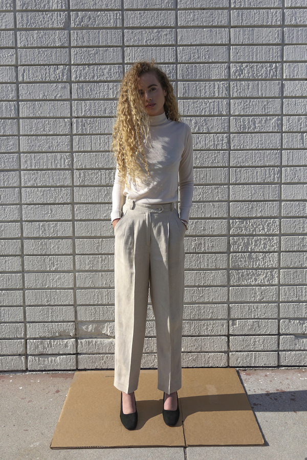 Objects Without Meaning Mock Neck Long Sleeve, Oat Objects Without Meaning Mock Neck Long Sleeve, Oat