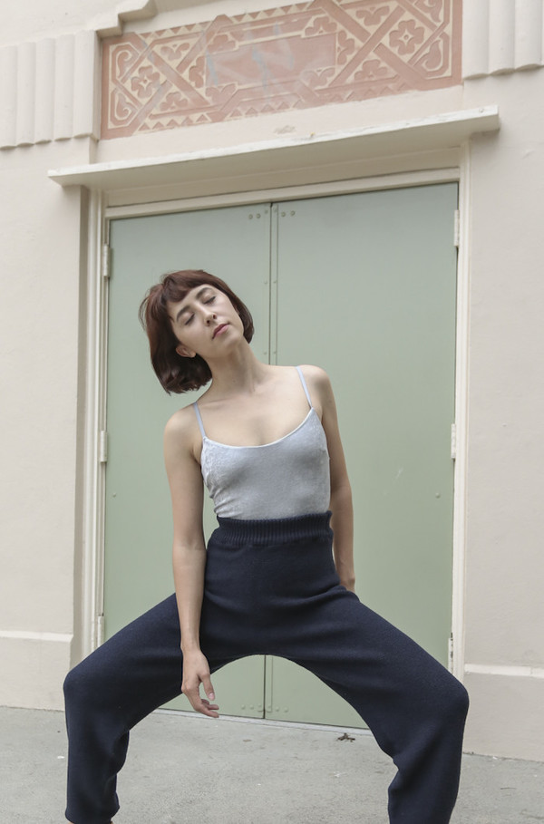 Baserange Gerda Trouser in Navy Baserange Gerda Trouser in Navy