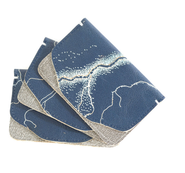 Shana Luther - Blue Mini Wallet Shana Luther - Blue Mini Wallet