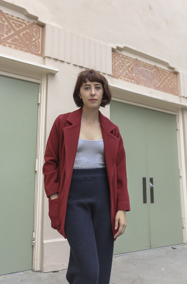 LIKE Carly Blazer in Burgundy LIKE Carly Blazer in Burgundy