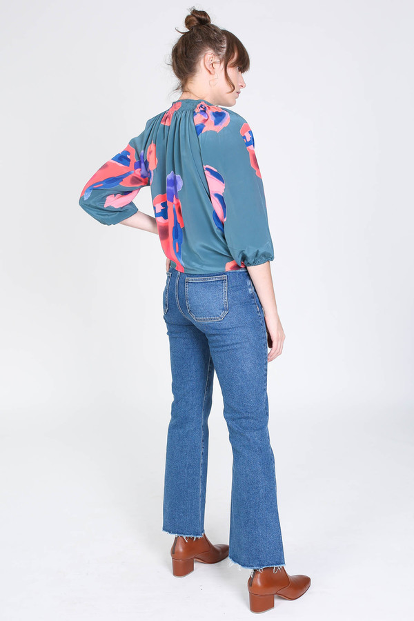 Tracy Reese Classic blouse in hisham sunset Tracy Reese Classic blouse in hisham sunset