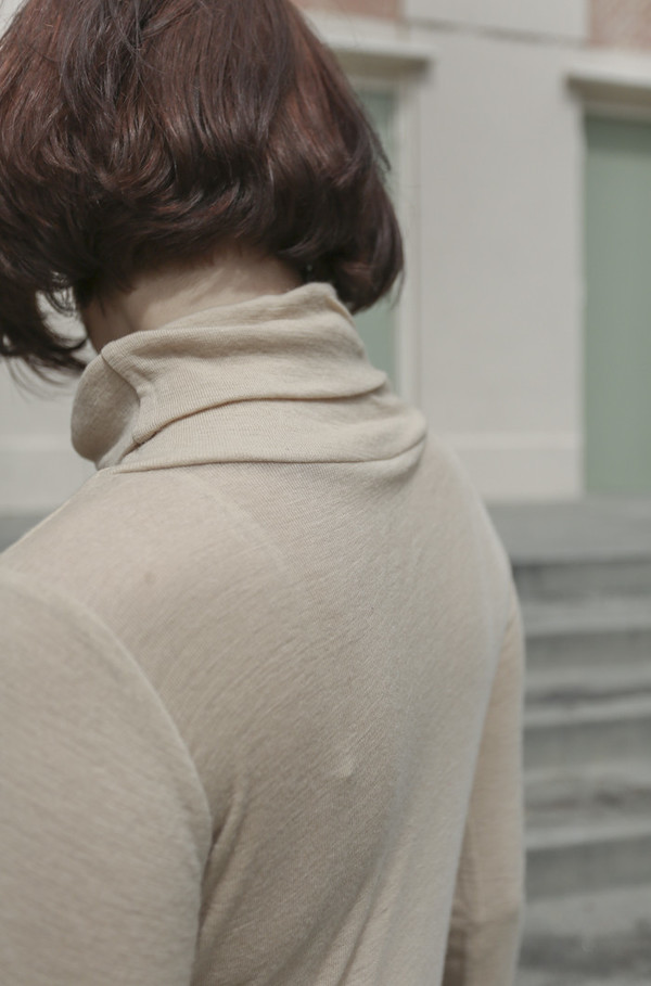 Baserange Tripoli Turtleneck in Carl Johan Nude Baserange Tripoli Turtleneck in Carl Johan Nude