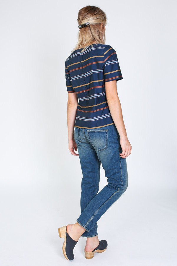 Steven Alan Etch top in multi stripe Steven Alan Etch top in multi stripe
