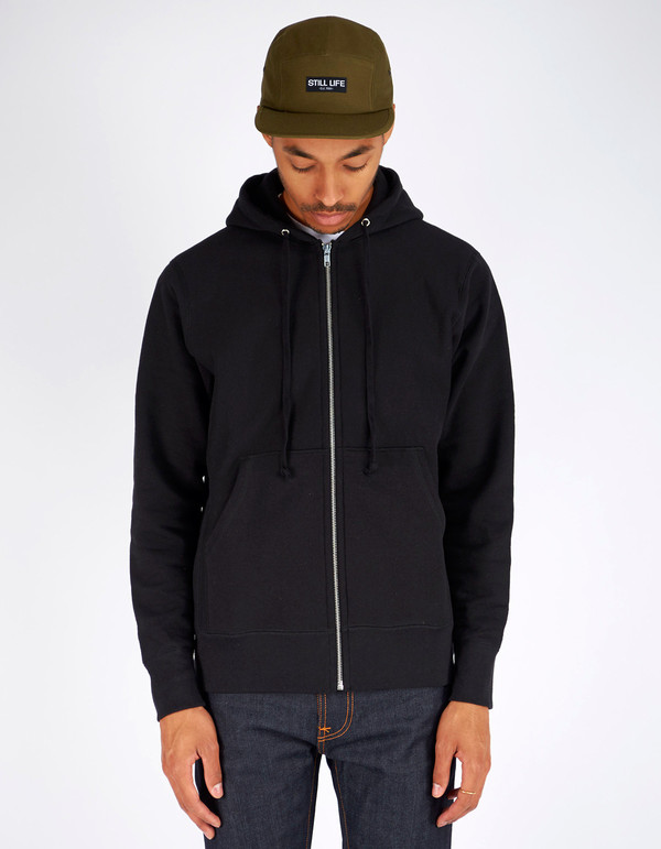Men's Still Life Zip Hoodie Black Men's Still Life Zip Hoodie Black